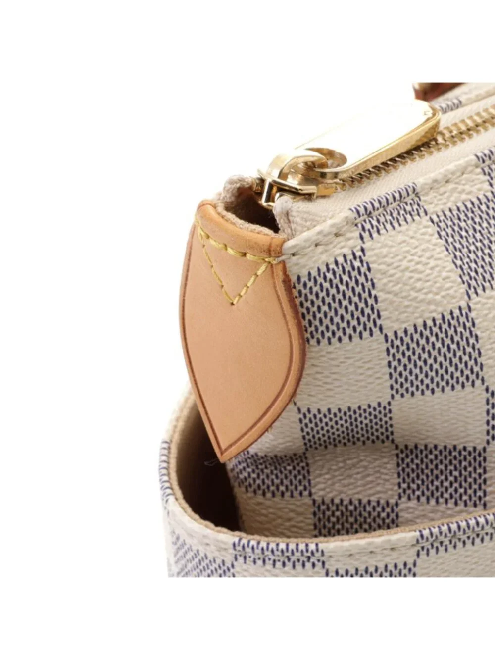 Louis Vuitton Totally PM Damier Azur Tote Bag Canvas White